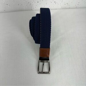 Tommy Bahama Men’s size Large / XL Navy Blue Braided Belt